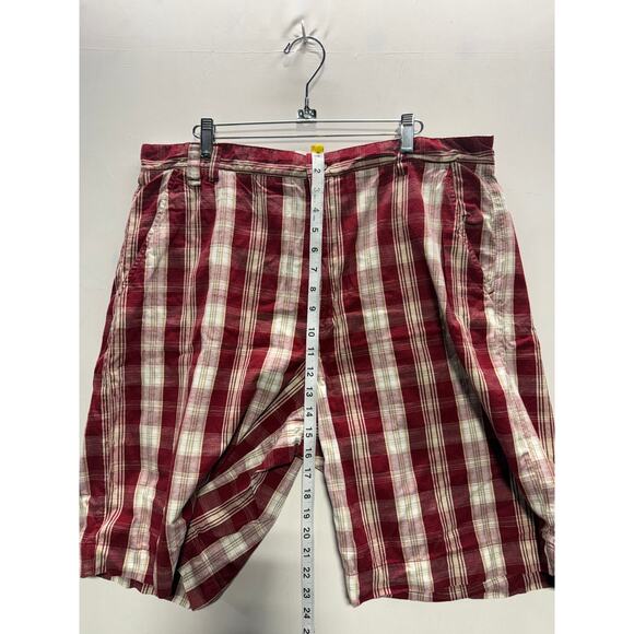 Vintage Chaps Denim Plaid Shorts - 100% Cotton *PLEASE READ DESCRIPTION* - Picture 6 of 7